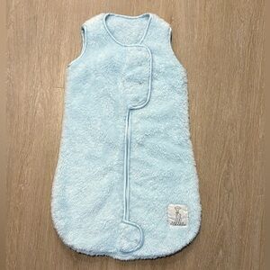 Little Giraffe Blue Chenille Dream Sack size 0-6 months
